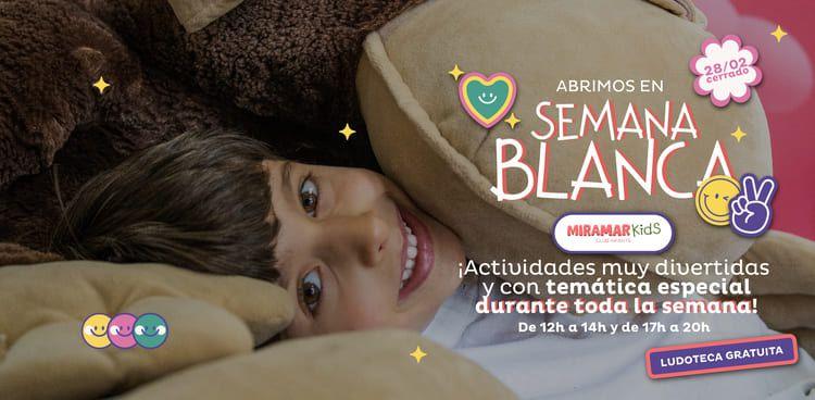 Semana Blanca gratis para niños en Centro Comercial Miramar de Fuengirola