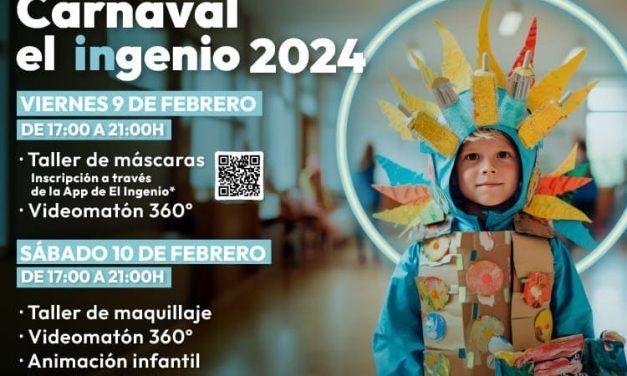 Carnaval para niños gratis en el Centro Comercial El Ingenio de Málaga