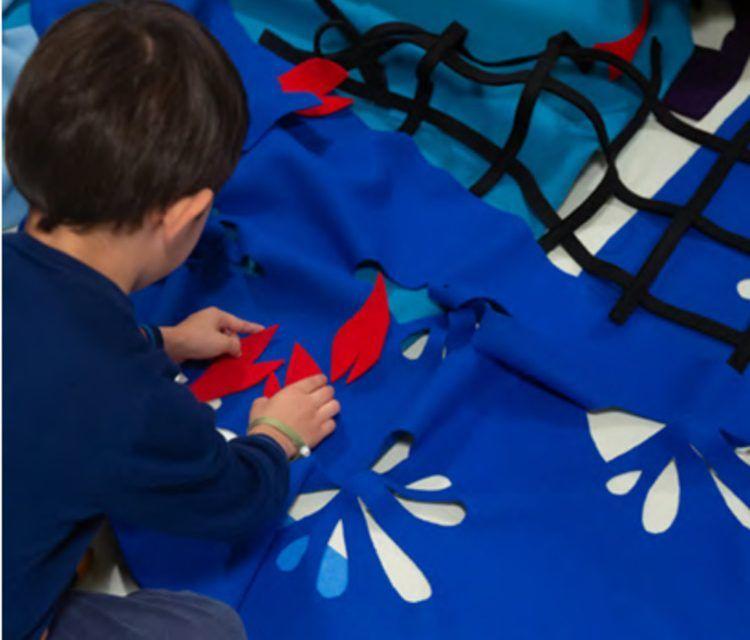 Taller creativo gratis para niños en Pompidou Málaga