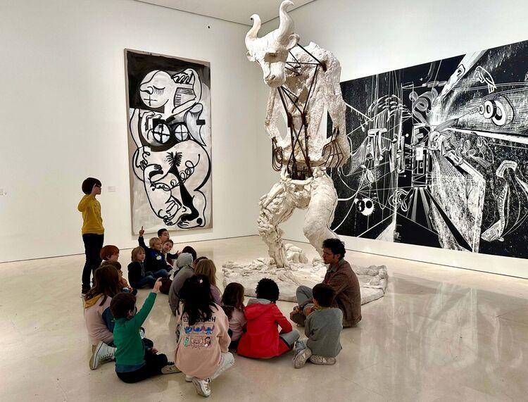 Actividad de arte para niños en el Museo Picasso Málaga