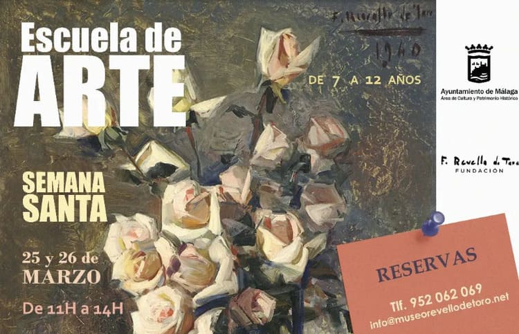 El Museo Revello de Toro Málaga propone una ‘Escuela de Arte’ para que los niños se diviertan en Semana Santa.