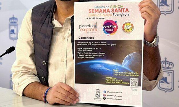 Talleres de ciencia gratis en Semana Santa para niños en Fuengirola