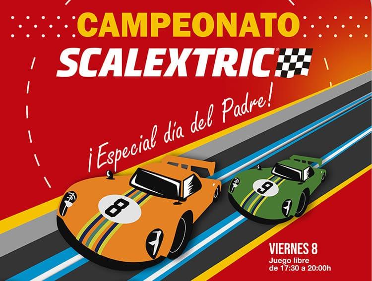 El Centro Comercial Ingenio de Vélez-Málaga organiza un Campeonato de Scalextric gratis con motivo de celebrar el Día del Padre.