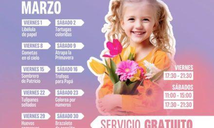 Actividades gratis para niños en Recrealia, la ludoteca infantil del Centro Comercial Vialia Málaga
