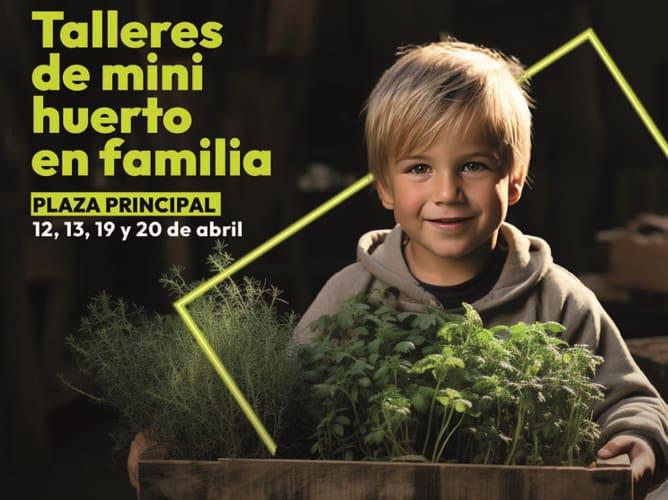 Talleres para niños de ‘Huerto en familia’ en el Centro Comercial El Ingenio de Vélez-Málaga