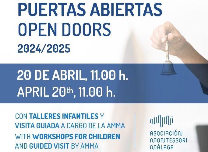 El Centro Internacional María Montessori (CIMM) de Málaga, organiza una jornada de puertas abiertas para conocer el centro y su metodología